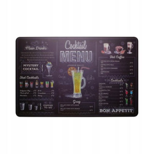 Podkładka na stół DRINK prostokątna 43 x 28 cm