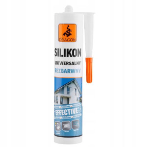 Silikon uniwersalny bezbarwny 300ml łazienka kuchn