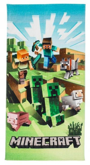 Ręcznik kąpielowy MINECRAFT 70x140cm plażowy