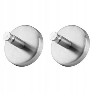 Wieszaki łazienkowe 2 szt. INOX mat