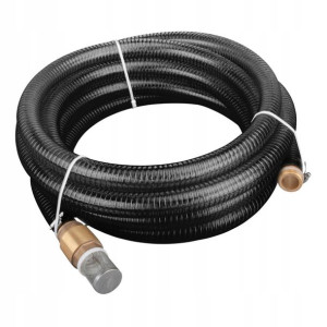 Wąż ssący 7m 25mm do pomp hydroforowych mosiądz