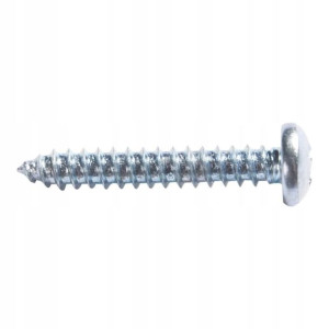Wkręty uniwersalne Diall z łbem walcowym 3,5 x 30 mm ocynkowane białe 35 sz