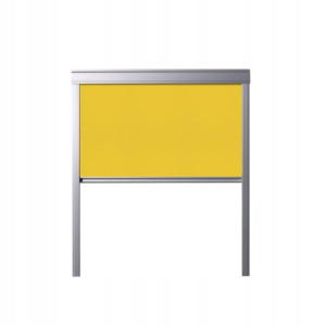Roleta zaciemniająca DUR M6A Żółta 78 x 118 cm CONTRIO