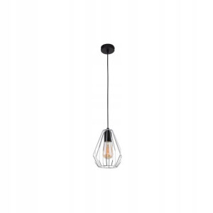Lampa wisząca Brylant czarna z chromem E27 TK Lighting