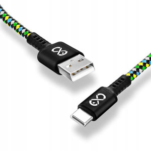 Kabel DIAMOND USB-USB C 1,5m czarny