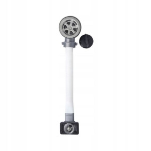 Spust 50 mm z przelewem GL0008 chrom GERMANLINE