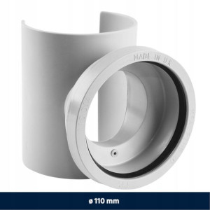 Siodło do pionów kanalizacyjnych 110 mm MCALPINE