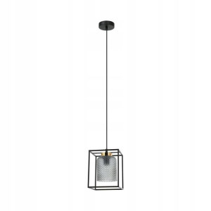Lampa wisząca Sinela E27 czarna Italux