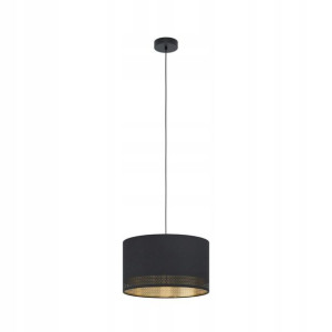 Lampa wisząca Esteperra czarna ze złotem E27 Eglo
