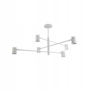 Lampa sufitowa Snow biała 6 x GU10 Light Prestige