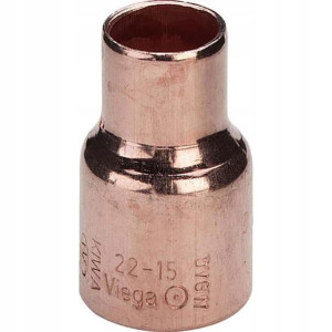 Redukcja 28x22mm LW/LW miedziany