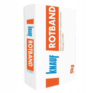 Knauf Ręczny tynk gipsowy Rotband 5 kg