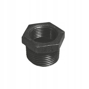 Redukcja 1/2x3/4" GW/GZ żeliwna czarna