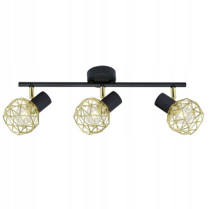 Candellux Listwa ACROBAT czarno-złota 3xE14