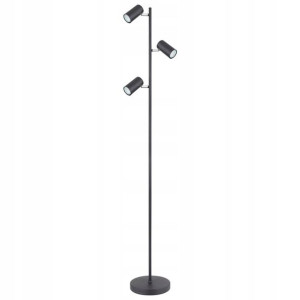 Globo Lampa podłogowa ROBBY czarna 3xGU10