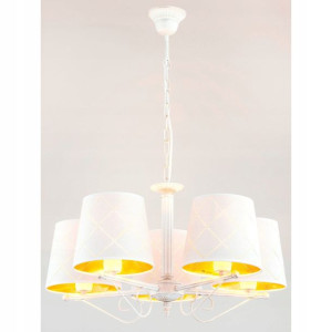TK Lighting Żyrandol PRESTIGE NEW biały 5x60W E27
