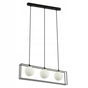 Italux Lampa wisząca GROSETTA czarna 3xG9