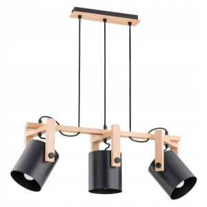 Alfa Lampa TROIS czarna 3xE27