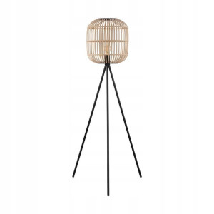 Eglo Lampa podłogowa BORDESLEY drewno E27