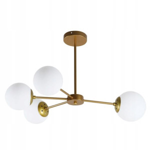 Candellux Lampa wisząca MATI mosiądz 4xG9