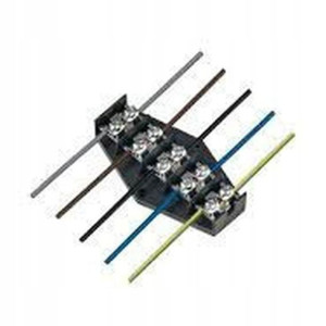 Listwa zaciskowa 5x10mm2 czarna