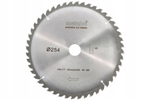 Metabo Piła Tarczowa Do Drewna 254x2.4x30 48 Zębów