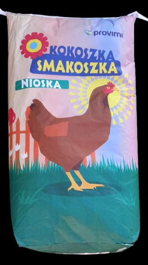 Karma, pasza dla kur niosek KOKOSZKA SMAKOSZKA - PROVIMI, kruszonka, 25kg.
