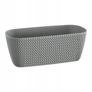 Doniczka Splofy Case 39,7 cm szary kamień