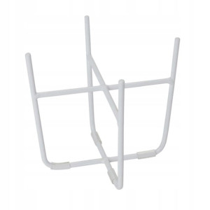 Stojak stalowy GoodHome 12 cm biały