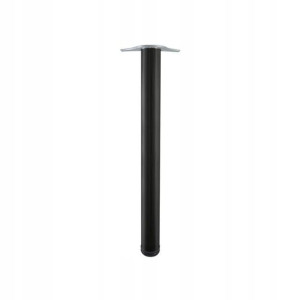 Noga do stołu 60 x 710 mm czarna