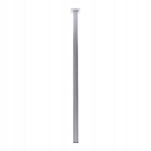 Noga okrągła Fikszo 30 x 800 mm srebrnoszary