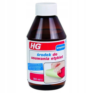 Preparat HG do usuwania etykiet