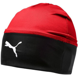Czapka puma liga beanie senior czerwono-czarna 22355 01