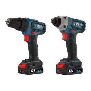Zestaw wkrętarka + zakrętarka Erbauer 12 V