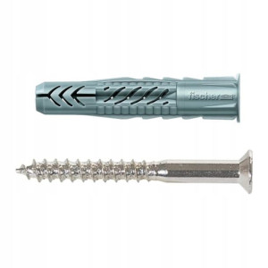 Kołki uniwersalne Fischer UX 6 x 50 mm z wkrętami 25 szt.