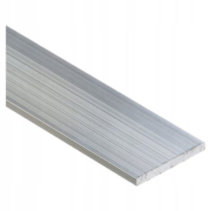 Sztanga płaska Cezar 20 x 6 mm 1 m aluminium naturalne