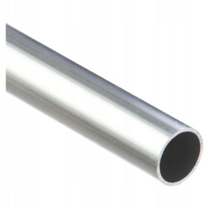Rura okrągła Cezar 20 x 1 mm 1 m aluminium naturalne