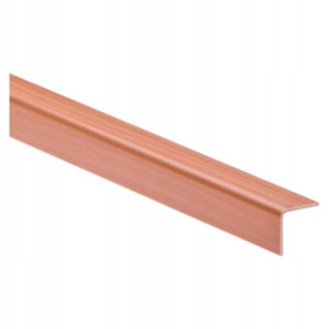 Kątownik PCV Cezar 15 x 15 x 1,1 mm 1 m olcha