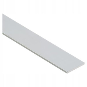 Sztanga płaska Cezar 20 x 2 mm 1 m aluminium srebrne