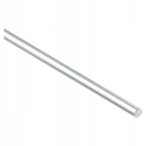 Sztanga okrągła Cezar 5 mm 1 m aluminium naturalne