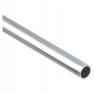 Rura okrągła Cezar 8 x 1 mm 1 m aluminium naturalne