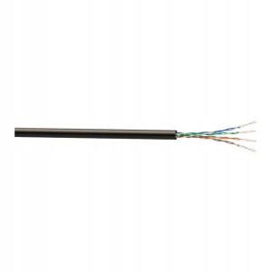Kabel sieciowy LAN kat. 5e UTP zewnętrzny 1 mb