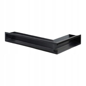 Kratka NORDflam Aero 38 x 58 x 9 cm prawa czarna