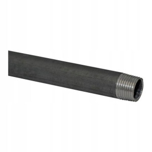 Rura stalowa ErE bezszwowa gwintowana 1" x 300 mm czarna
