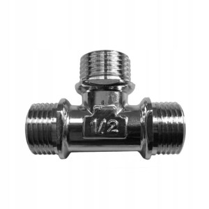 Trójnik 1/2" chrom zzz