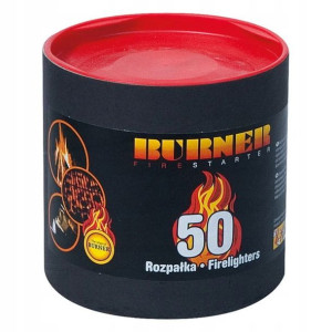 Rozpałka Burner beczka 50 szt.