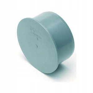 Korek do kanalizacji wewnętrznej PP Pipelife 75 mm szary