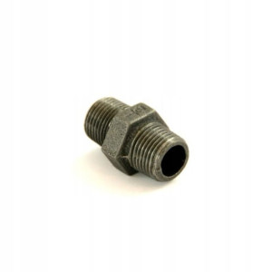 Złączka wkrętna równoprzepływowa 1/2" czarna