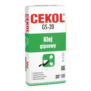 Klej gipsowy Cekol GS-20 20 kg