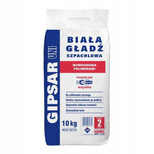 Gładź Atlas Gipsar Uni biała 10 kg